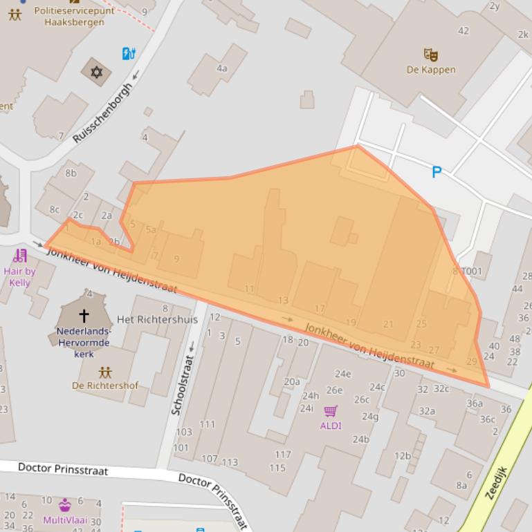 Kaart van postcodegebied 7481EC.