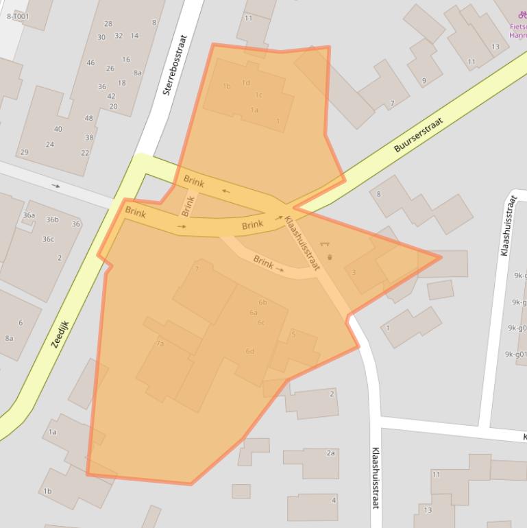 Kaart van postcodegebied 7481EE.