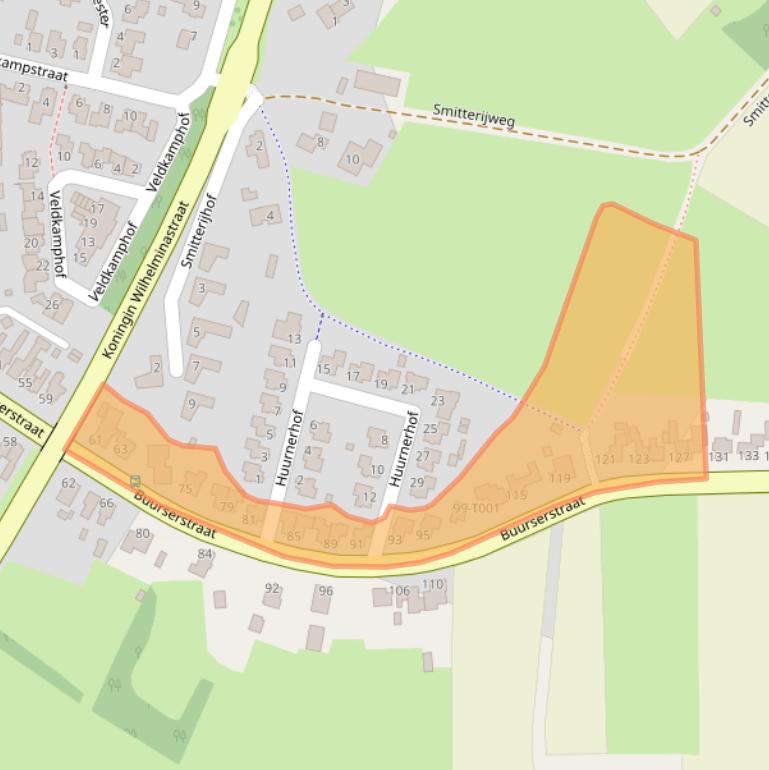 Kaart van postcodegebied 7481EH.