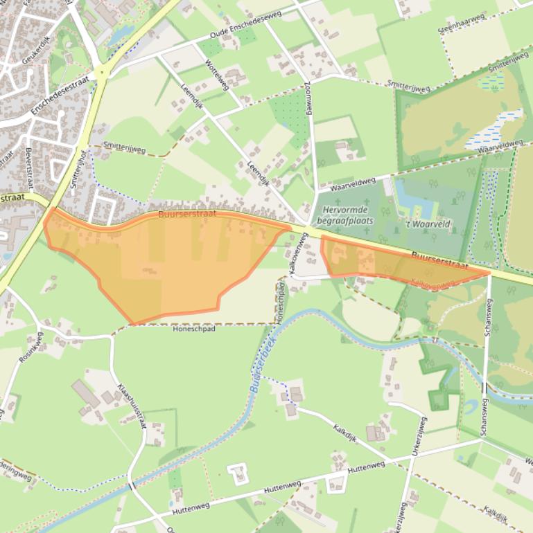 Kaart van postcodegebied 7481EL.