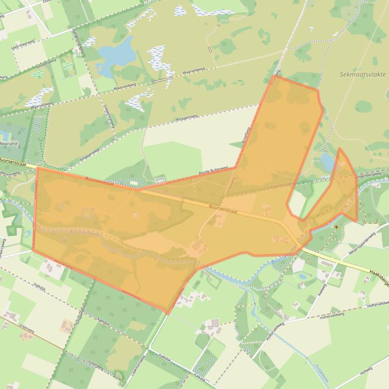 Kaart van postcodegebied 7481EM.