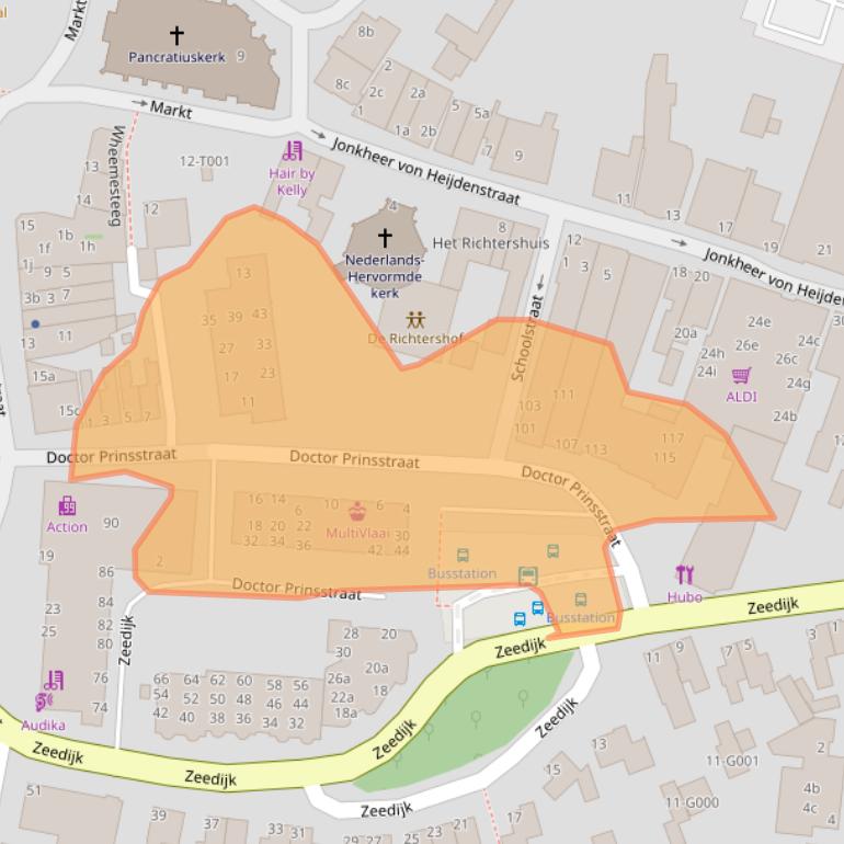 Kaart van postcodegebied 7481EV.