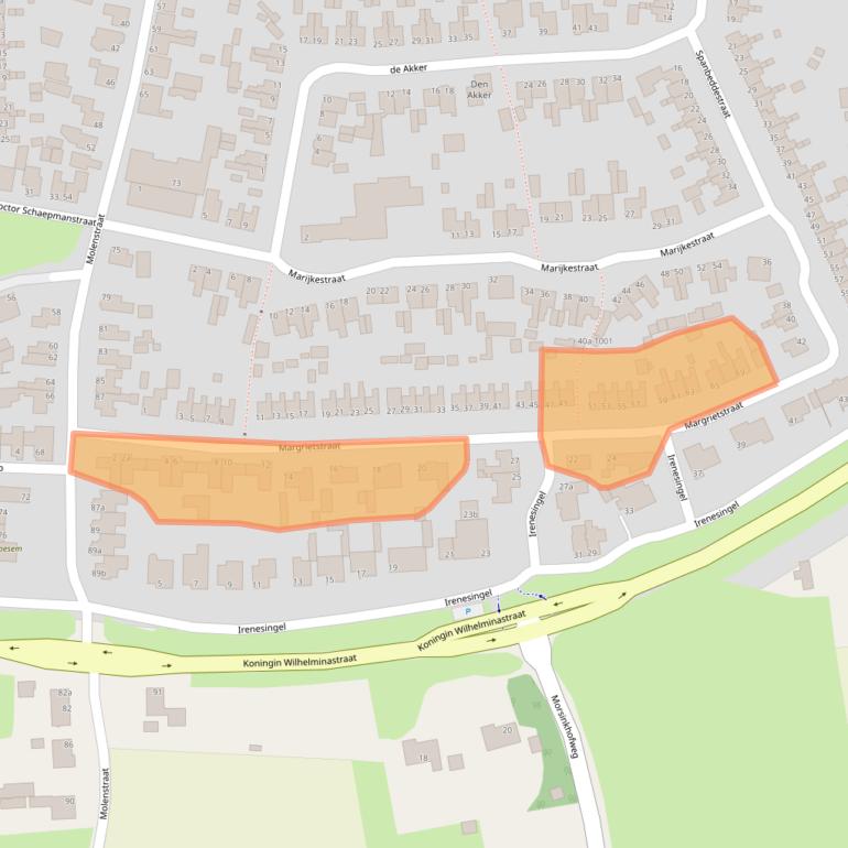 Kaart van postcodegebied 7481GH.