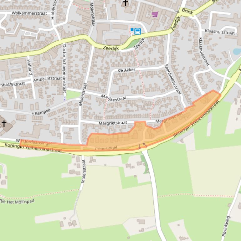 Kaart van postcodegebied 7481GJ.