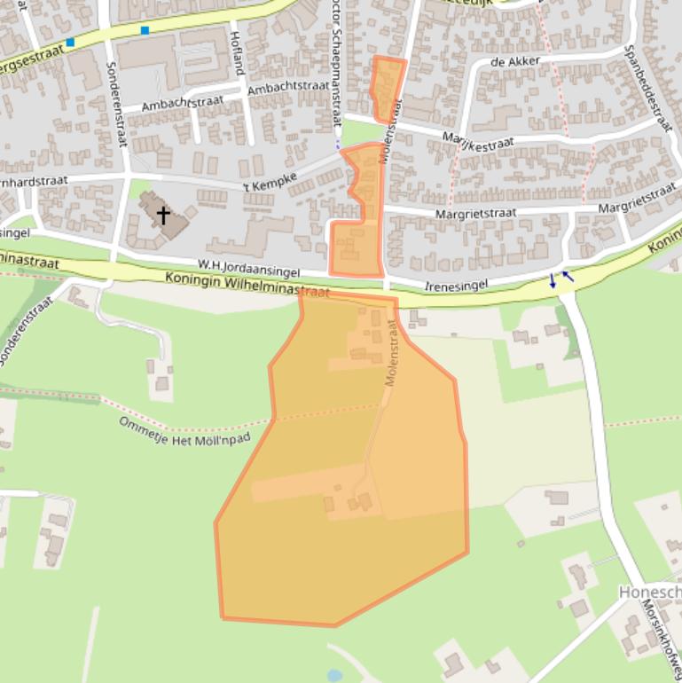 Kaart van postcodegebied 7481GN.