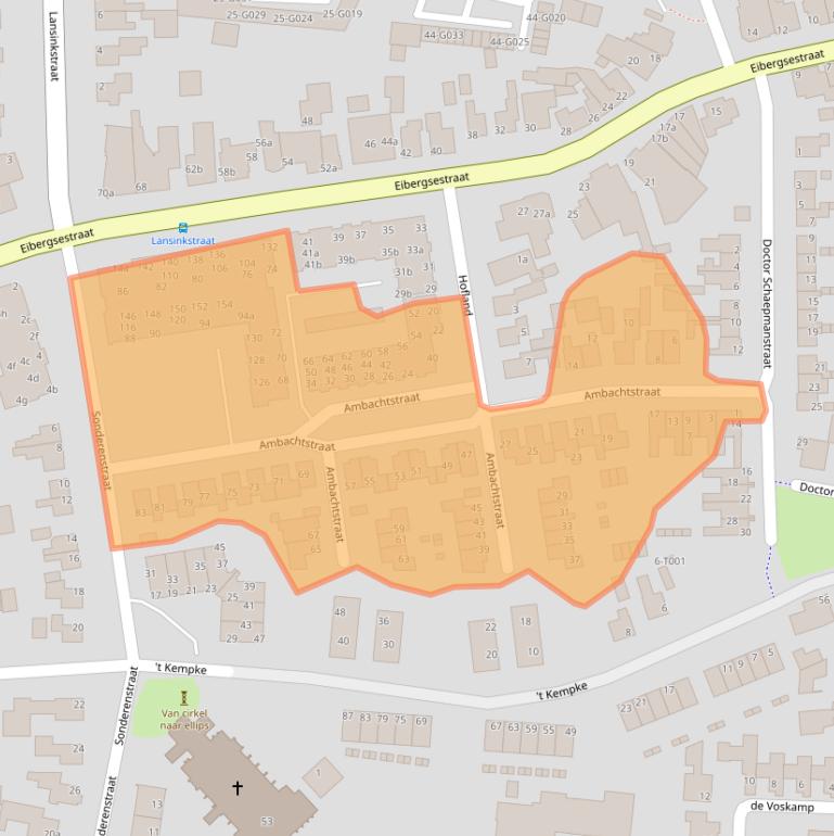 Kaart van postcodegebied 7481HA.