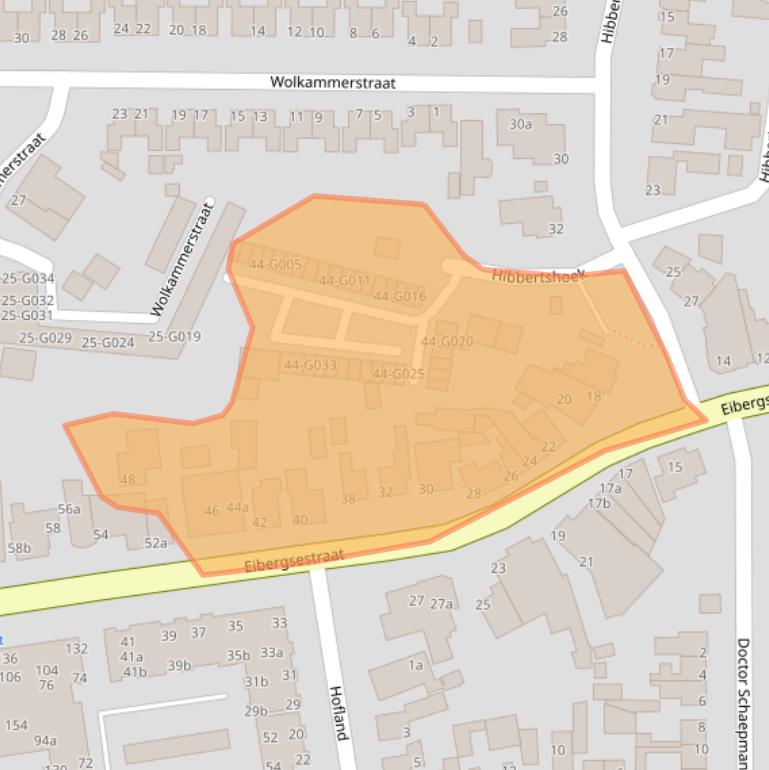 Kaart van postcodegebied 7481HL.