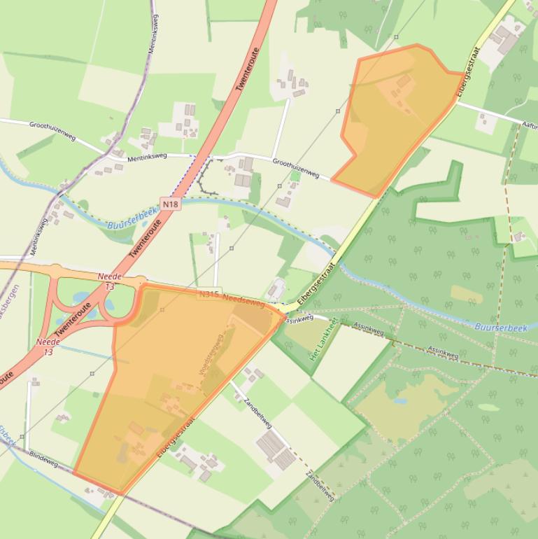 Kaart van postcodegebied 7481HR.
