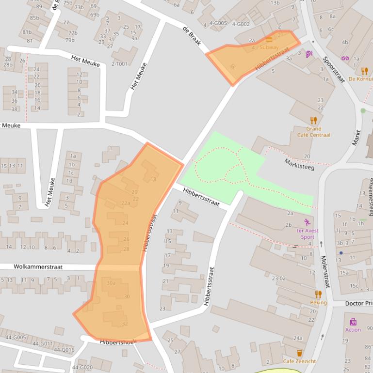 Kaart van postcodegebied 7481JD.