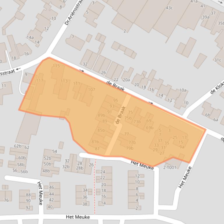 Kaart van postcodegebied 7481JE.