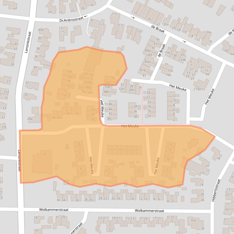 Kaart van postcodegebied 7481JH.