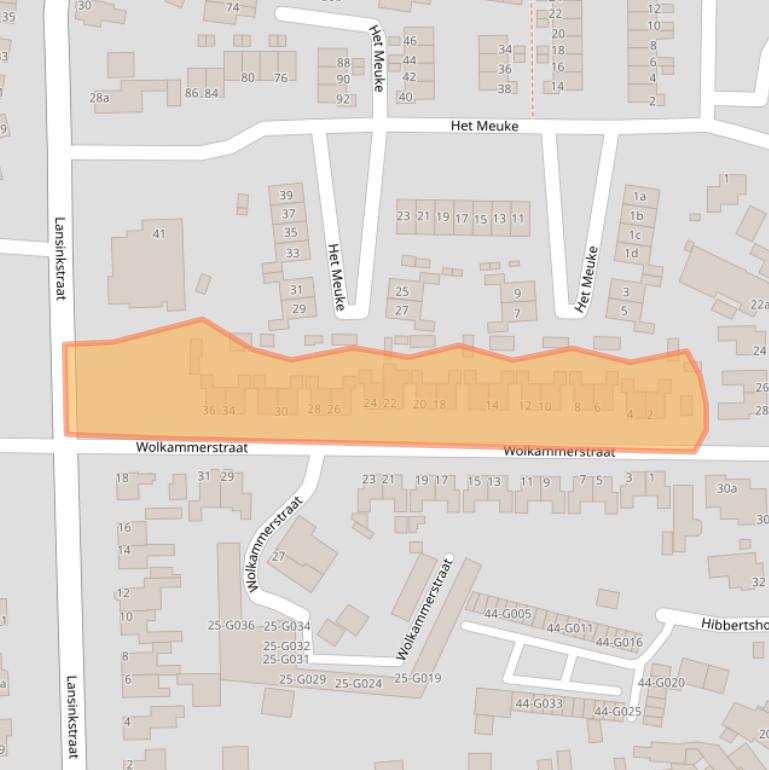 Kaart van postcodegebied 7481JK.