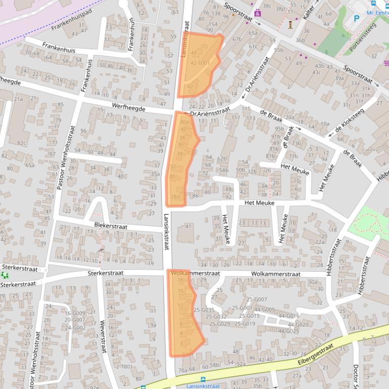 Kaart van postcodegebied 7481JP.