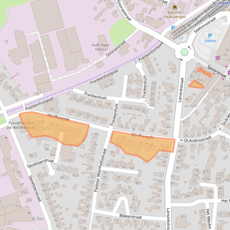 Kaart van postcodegebied 7481JR.