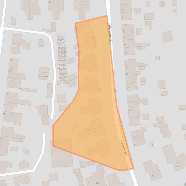 Kaart van postcodegebied 7481JX.