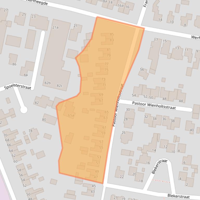 Kaart van postcodegebied 7481KB.