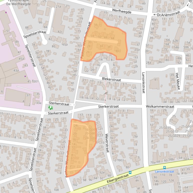 Kaart van postcodegebied 7481KC.