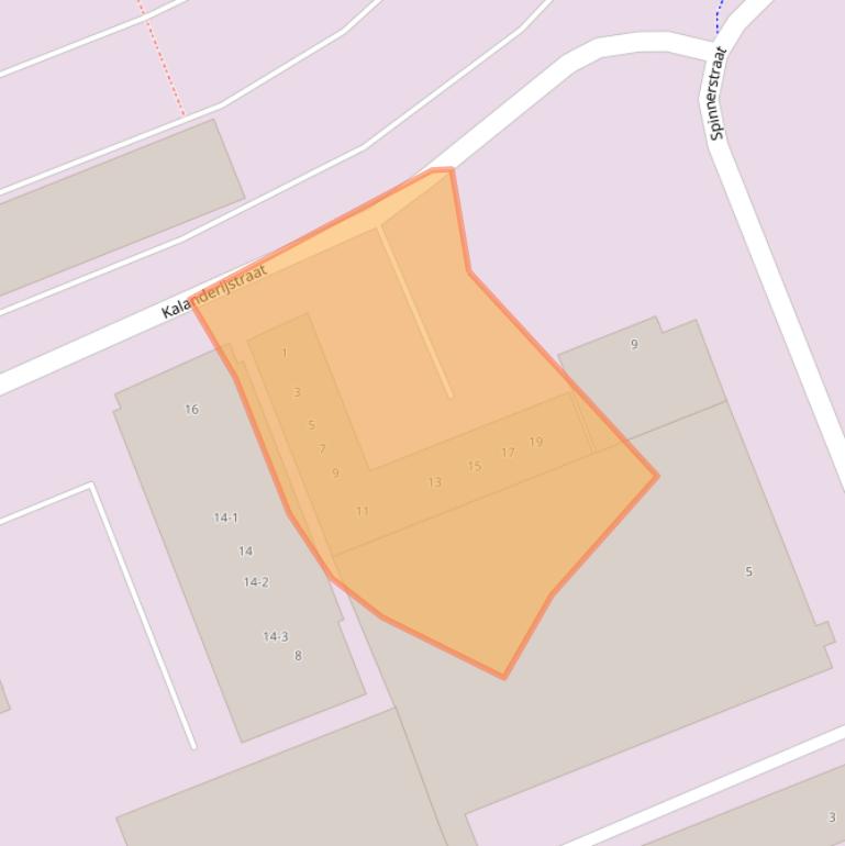 Kaart van postcodegebied 7481KZ.