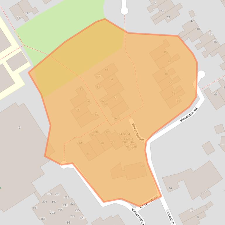 Kaart van postcodegebied 7481LL.