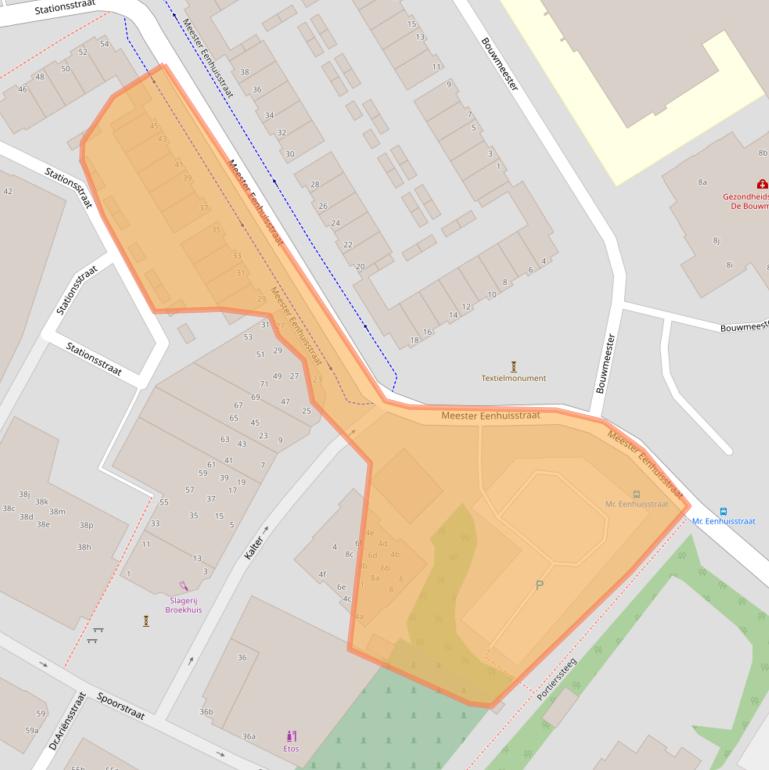 Kaart van postcodegebied 7481LM.