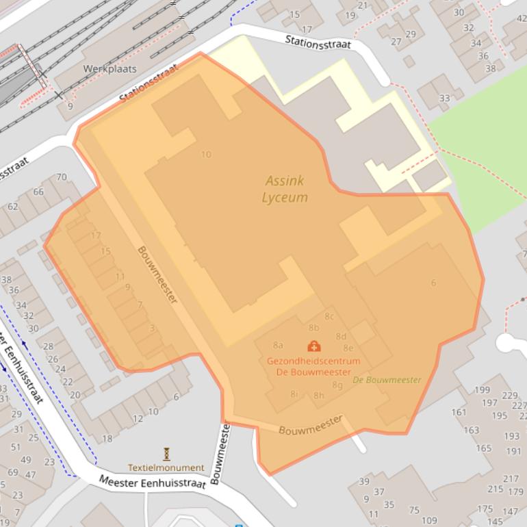 Kaart van postcodegebied 7481LP.