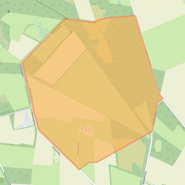 Kaart van postcodegebied 7481PA.