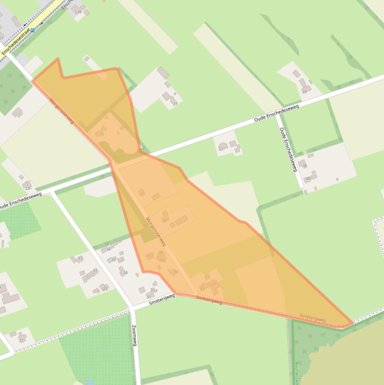 Kaart van postcodegebied 7481PK.