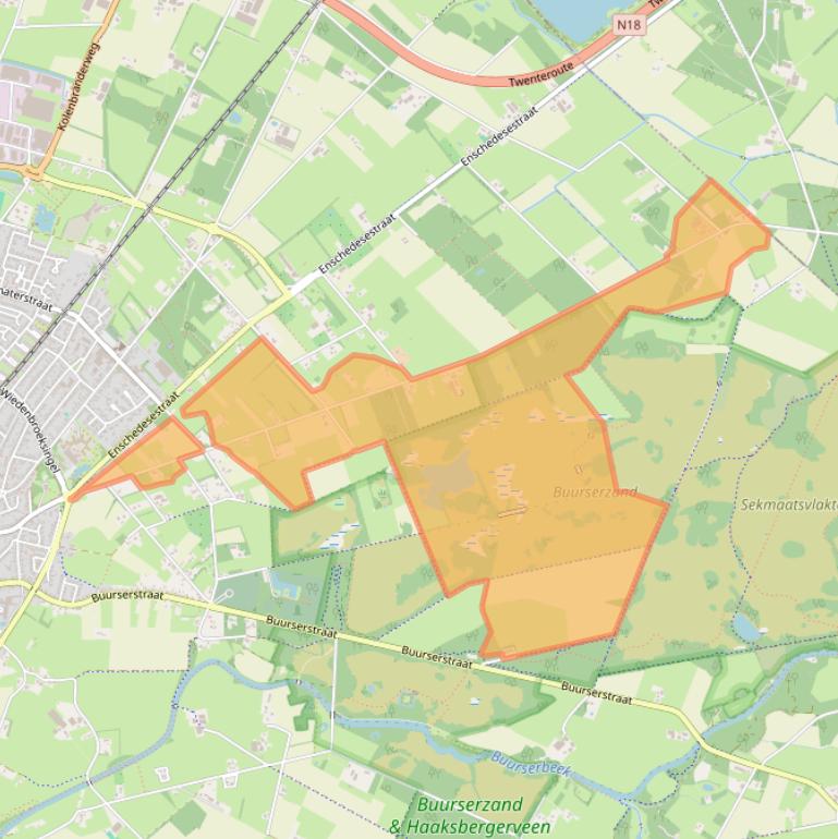 Kaart van postcodegebied 7481PL.