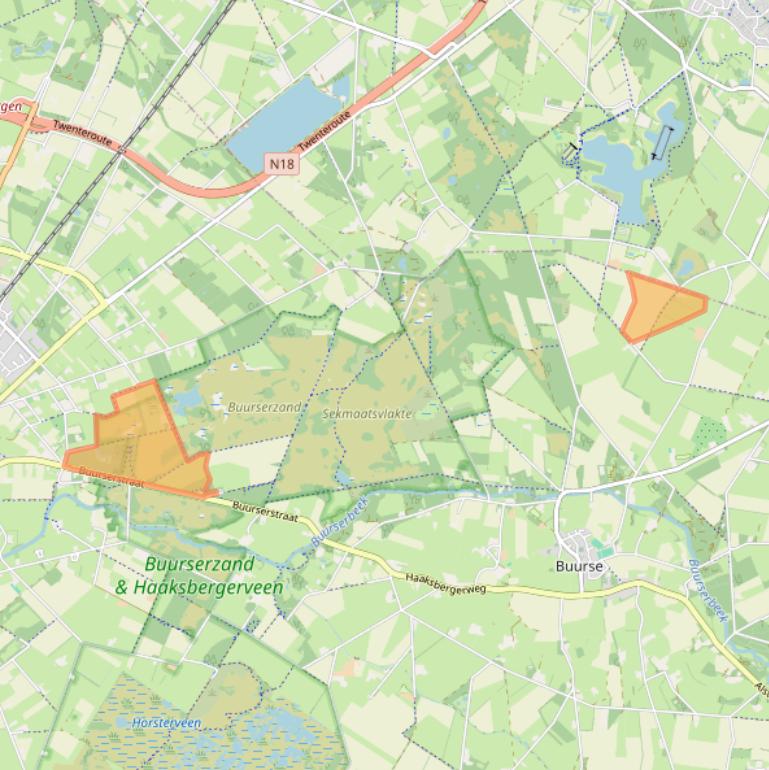 Kaart van postcodegebied 7481PV.