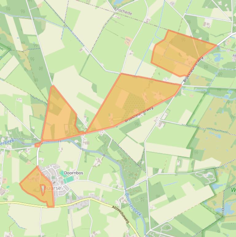 Kaart van postcodegebied 7481PX.