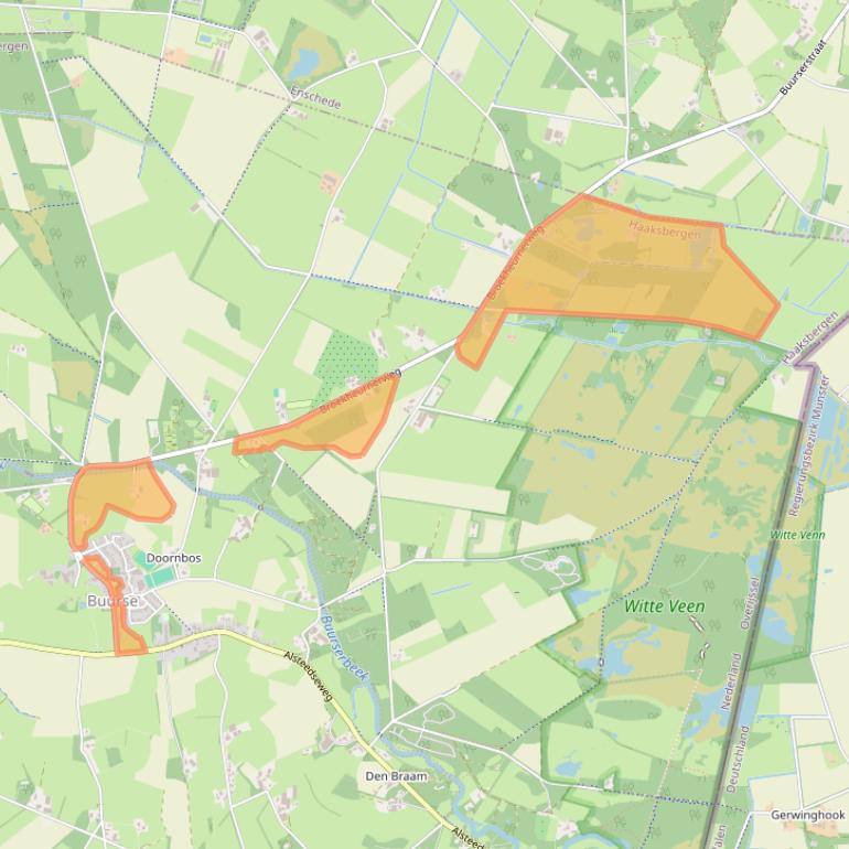 Kaart van postcodegebied 7481PZ.