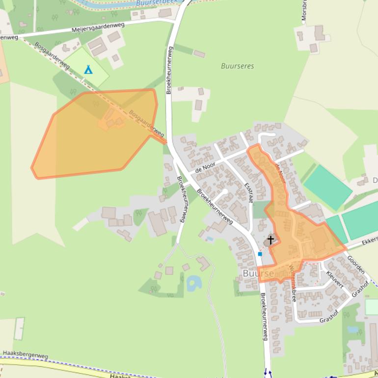 Kaart van postcodegebied 7481RP.