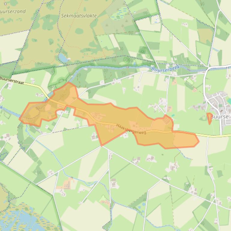 Kaart van postcodegebied 7481RR.