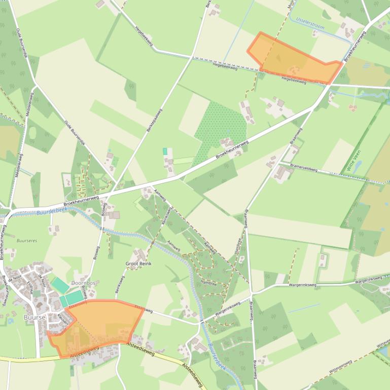 Kaart van postcodegebied 7481RS.