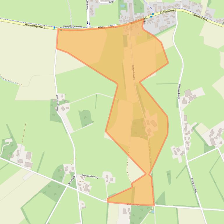 Kaart van postcodegebied 7481RV.