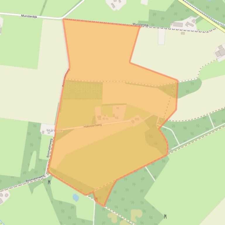 Kaart van postcodegebied 7481SB.