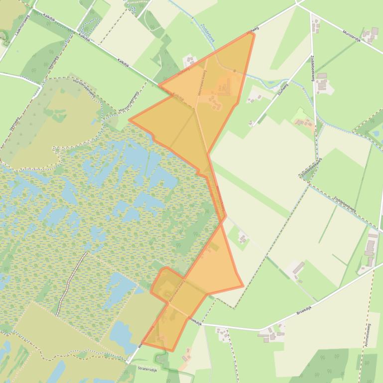 Kaart van postcodegebied 7481ST.