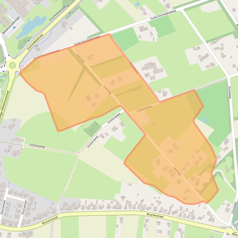 Kaart van postcodegebied 7481TD.