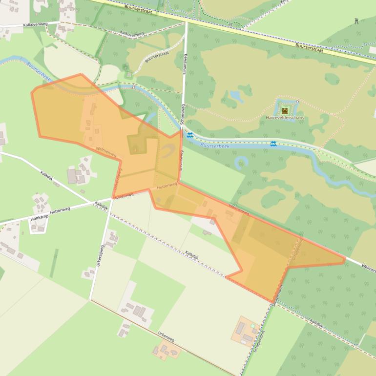 Kaart van postcodegebied 7481TL.