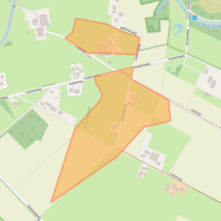 Kaart van postcodegebied 7481TN.