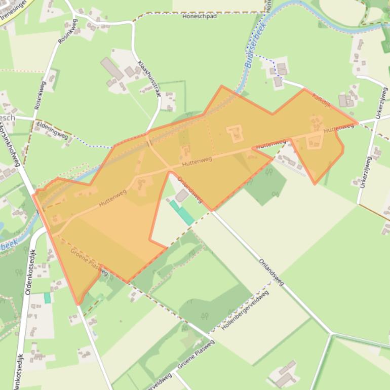 Kaart van postcodegebied 7481TP.