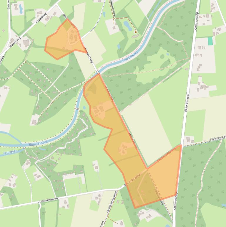 Kaart van postcodegebied 7481VD.