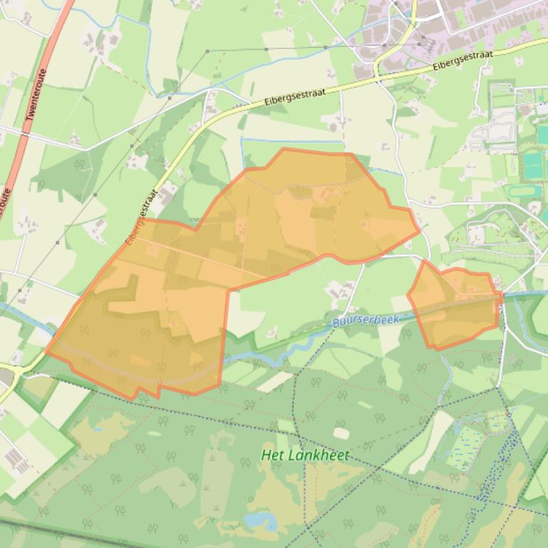 Kaart van postcodegebied 7481VV.