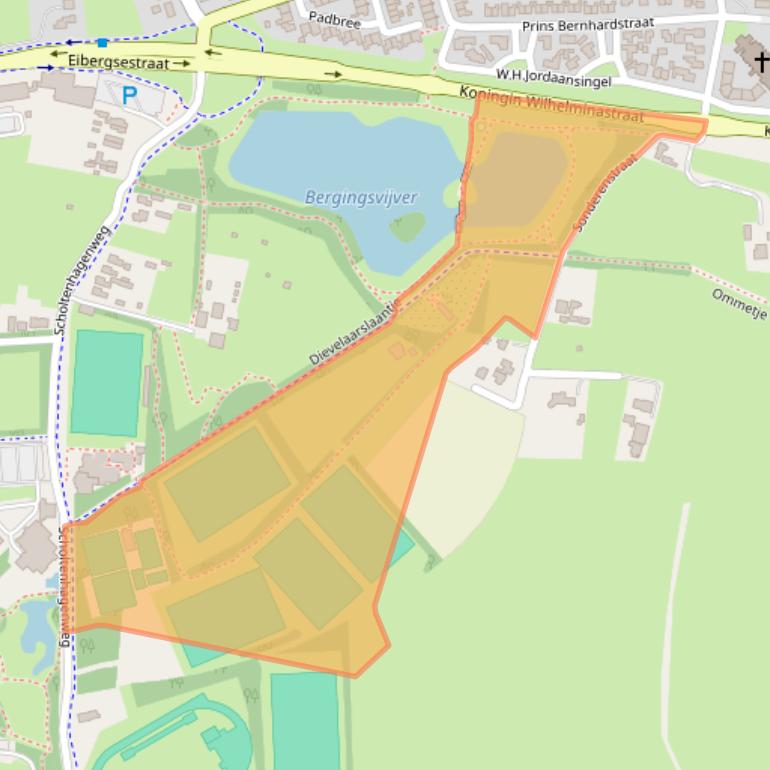 Kaart van postcodegebied 7481WJ.