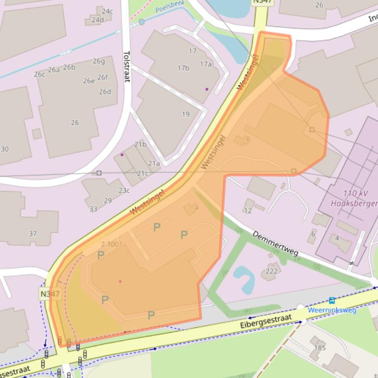 Kaart van postcodegebied 7481WK.