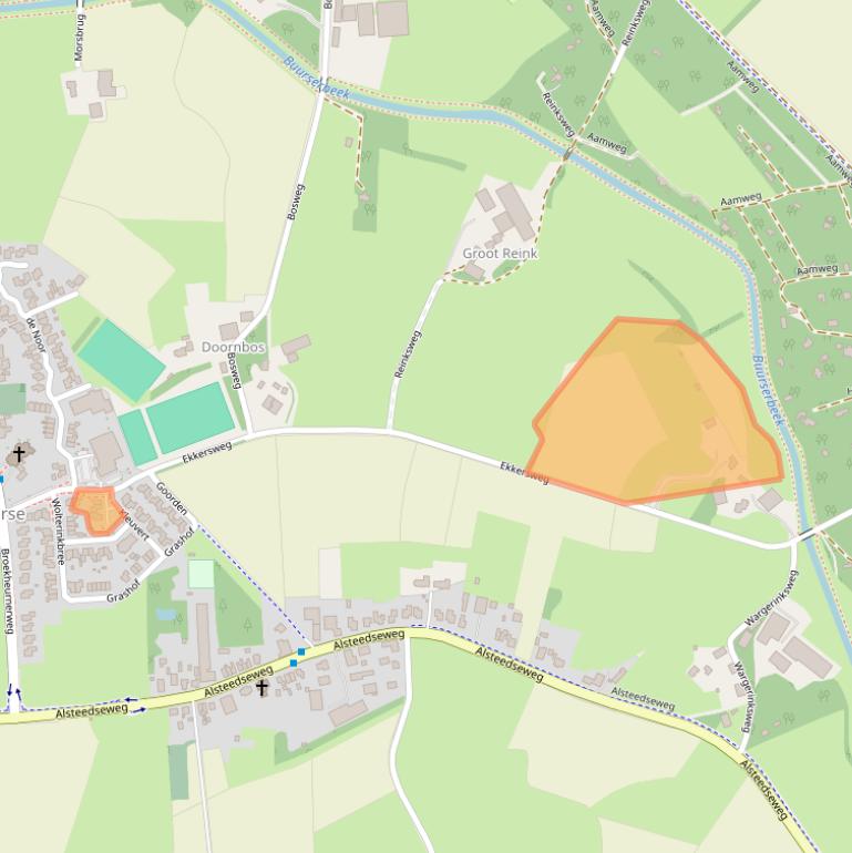 Kaart van postcodegebied 7481XG.