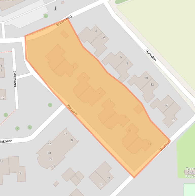 Kaart van postcodegebied 7481XK.