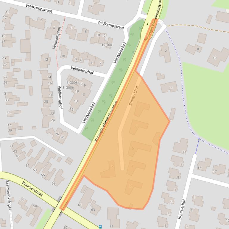 Kaart van postcodegebied 7481ZZ.