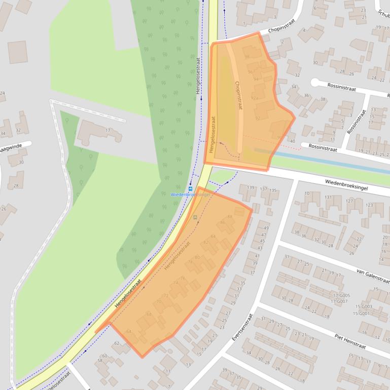 Kaart van postcodegebied 7482AD.