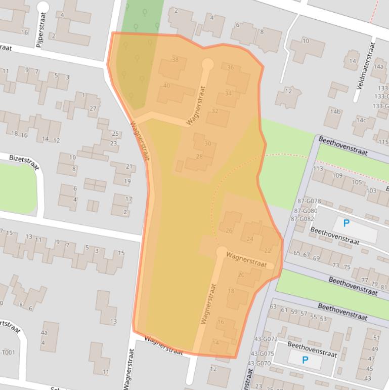 Kaart van postcodegebied 7482AX.